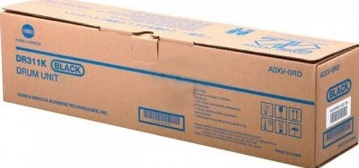 Фотобарабан Konica-Minolta DR-313K (A7U40RD) оригинальный для принтера Konica-Minolta bizhub C258/ C308/ C368, чёрный, 120000 стр.