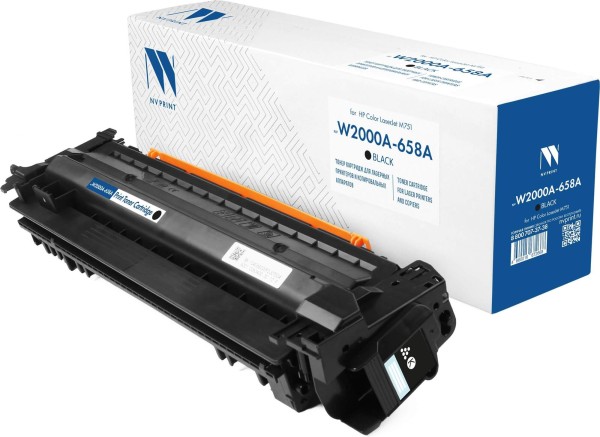 Картридж NV Print W2000A 658A (NV-W2000A-658A-Bk) Black для HP Color LaserJet Enterprise M751, чёрный, 7000 стр.