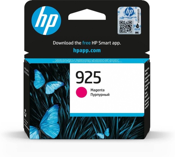 Картридж HP №925 (4K0V7PE) Magenta оригинальный для HP OfficeJet Pro 8123/ 8128/ 8134 All-in-One Printer, пурпурный, 400 страниц