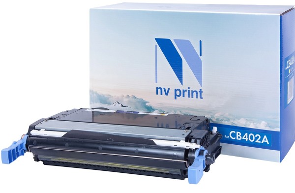 Картридж NV Print CB402A Yellow для принтеров HP LJ Color 4005 (7500k)