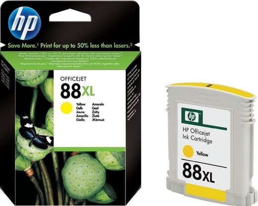 Картридж HP Officejet Pro K550 (C9393AE) желтый 19ml №88 XL