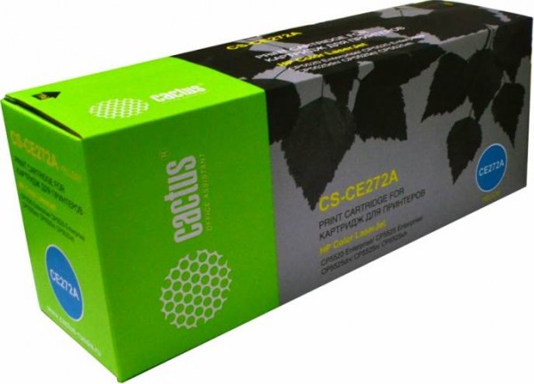 Cactus CE272A Картридж (CS-CE272AR) жёлтый для принтеров HP LJ Enterprise CP5525, 13 000 стр.