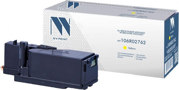 Картридж NVP совместимый Xerox 106R02762 Yellow для WorkCentre 6025BI/6027NI (1000k)