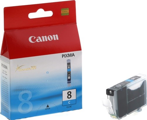 0621B024 Canon CLI-8С Картридж для Canon Pixma 4200/5200/MP500/MP800, Голубой, 490стр.
