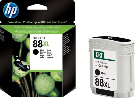 Картридж HP Officejet Pro K550 (C9396AE) черный 58.5ml №88 XL