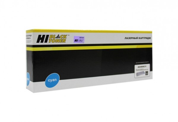Тонер-картридж Hi-Black (HB-46490631) для OKI C532/ C542/ MC573/ MC563, голубой, 6000 страниц