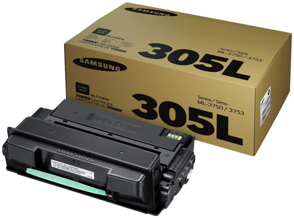 Картридж Samsung MLT-D305L (SV049A) оригинальный для Samsung ML-3750/ ML-3753, черный, (15000 стр.)