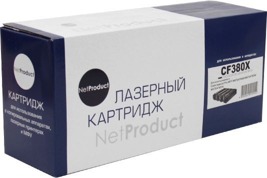 Картридж NetProduct (N-CF380X) для HP CLJ Pro MFP M476dn/ dw/ nw, №312X, Bk, 4,4K