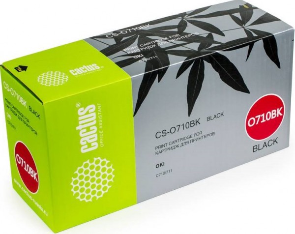 44318624 Картридж Cactus CS-O710BK для Oki C710/711 черный (11 000 стр.)