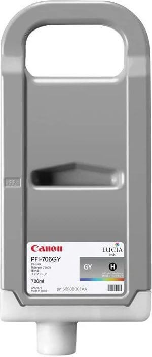 Canon PFI-706GY 6690B001 картридж оригинальный для Canon iPF8300/ iPF8300S/ iPF8400/ iPF9400/ iPF9400S, серый 