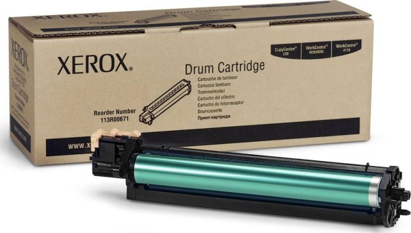 Фотобарабан Xerox 113R00671 оригинальный для Xerox WorkCentre 4118/ M20/ M20i, black, 20000 стр.