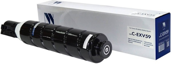 Картридж NV Print C-EXV59 (NV-C-EXV59) для Canon imageRunner 2625/ 2630/ 2645, чёрный, 30 000 стр.