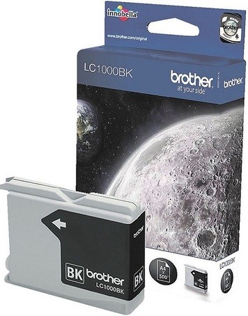 Картридж Brother LC-970Bk (LC970Bk) оригинальный для Brother DCP-135C/ DCP-150C, MFC-235C/ MFC-260C, чёрный, 350 стр.
