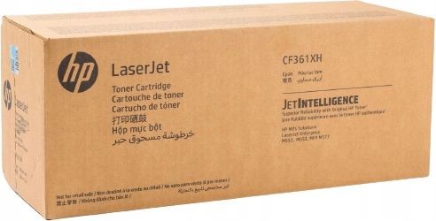 Картридж HP CF361XH (508X) Cyan оригинальный для HP Color LaserJet Enterprise M552dn/ M553dn/ M553n/ M553x, голубой, 9500 стр.