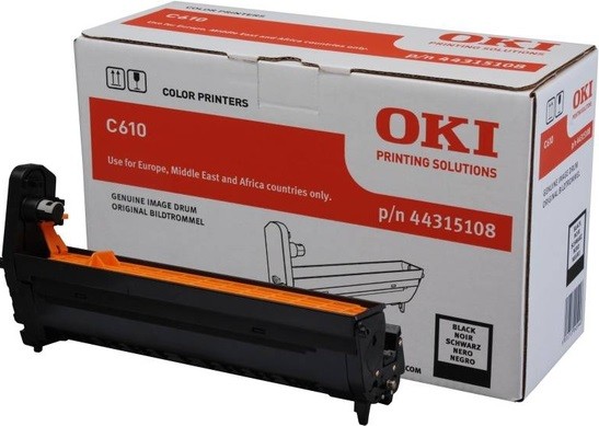 Фотобарабан OKI (44315108) оригинальный для принтера OKI C610, чёрный, 20000 стр.