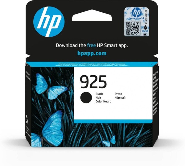 Картридж HP №925 (4K0V9PE) Black оригинальный для HP OfficeJet Pro 8123/ 8128/ 8134 All-in-One Printer, чёрный, 500 страниц