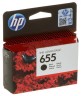 Картридж HP №655 (CZ109AE) Black оригинальный для HP DeskJet Ink Advantage 3525/ 4615/ 4625/ 5525/ 6525, чёрный, 550 страниц