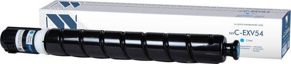 Картридж NV Print C-EXV54 Cyan для принтеров Canon imageRUNNER C3025, 8500 страниц