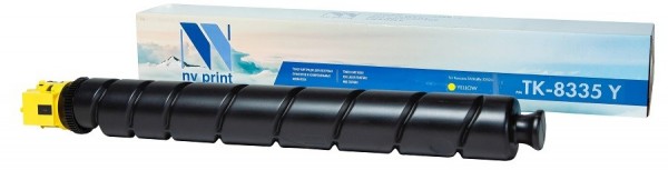 Тонер-Картридж NV Print TK-8335Y Yellow для принтеров Kyocera Taskalfa-3252ci, 15000 страниц