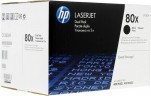 Картридж HP CF280XF / CF280XD (80X) оригинальный для принтера HP LaserJet Pro 400 M401a/ M401d/ M401n/ M401dn/ M401dne/ M401dw/ 400 MFP M425dn/ M425dw, чёрный, двойная упаковка 2*6900 страниц