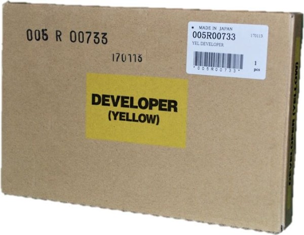Девелопер Xerox 005R00733 оригинальный для принтера Xerox DocuColor 700/ 700i/ 770, Color C75/ J75, жёлтый, 1500000 стр.