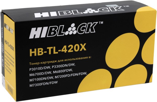 Картридж Hi-Black TL-420X (HB-TL-420X) для Pantum M6700/ P3010, увеличенный, 6000 стр.