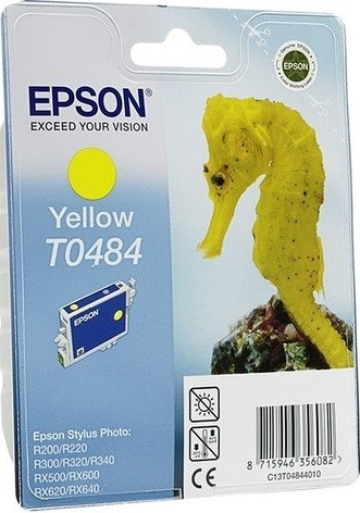 C13T04844010 Картридж Epson T0484 для St.R200/300/RX500/600/620 (желтый) (cons ink)