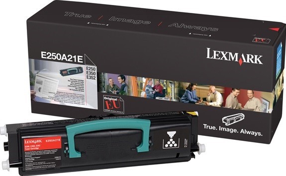 Картридж Lexmark E250A21E оригинальный для Lexmark E250/ E350/ E352, black, 3500 стр.