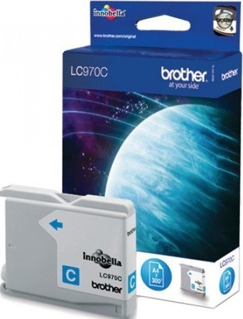 Картридж Brother LC-970C (LC970C) оригинальный для Brother DCP-135C/ DCP-150C, MFC-235C/ MFC-260C, голубой, 300 стр.