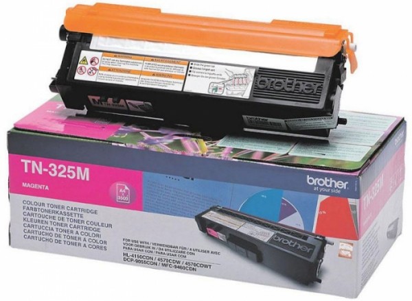Картридж Brother TN-325M (TN325M) оригинальный для Brother HL-4150CDN/ MFC-9465CDN magenta (3 500 стр.)