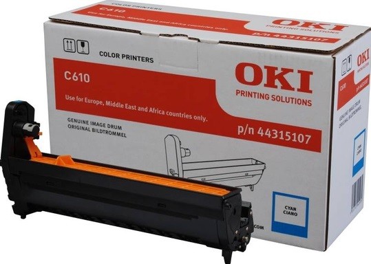 Фотобарабан OKI (44315107) оригинальный для принтера OKI C610, голубой, 20000 стр.
