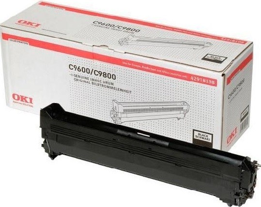 Фотобарабан OKI (42918108) оригинальный для принтера OKI C9600/ C9650/ C9655/ C9800/ C9850, черный, 30000 стр.