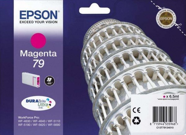 EPSON C13T79134010 Картридж 79 пурпурный для WF-5110DW/WF-5620DWF