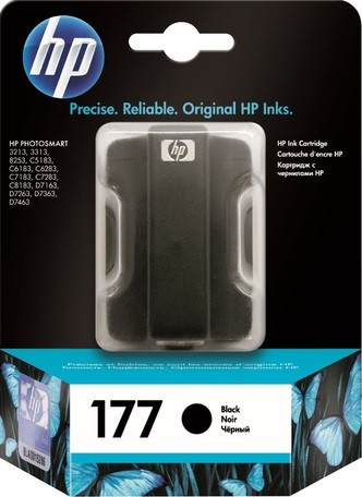 Картридж HP PS 3213/3313/8253 (C8721HE) черный 6ml №177