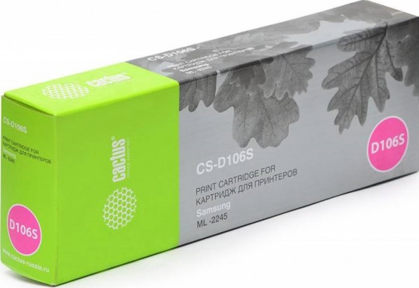 MLT-D106S Картридж Cactus CS-D106S для принтеров Samsung ML 2245 черный (2 000 стр.)