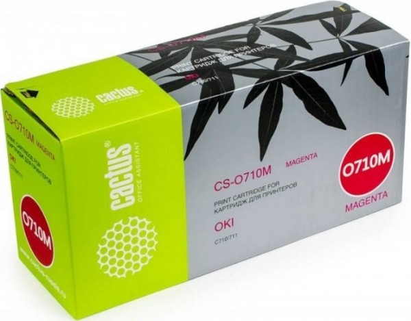 44318622 Картридж Cactus CS-O710M для Oki C710/711 пурпурный (11 500 стр.)