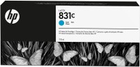 Картридж HP №831C (CZ695A) оригинальный для принтера HP Latex 110/ 310/ 315/ 330/ 335/ 360/ 365/ 370/ 375/ 560/ 570, голубой, 775мл