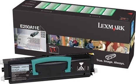 Картридж Lexmark E250A11E оригинальный для Lexmark E250/ E350/ E352, Return Program, black, 3500 стр.