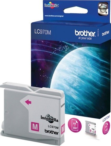 Картридж Brother LC-970M (LC970M) оригинальный для Brother DCP-135C/ DCP-150C, MFC-235C/ MFC-260C, пурпурный, 300 стр.