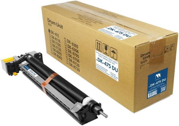 Блок фотобарабана NV Print DK-475 (NV-DK-475DU) Black для Kyocera FS-6025/ 6030/ 6525/ 6530, TASKalfa 255/ 305, чёрный, 300000 стр.