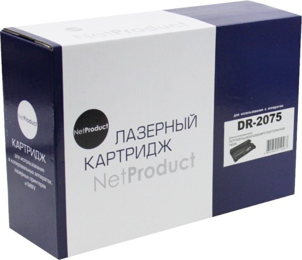 Драм-юнит NetProduct (N-DR-2075) для Brother HL-2030/ 2040/ 2070/  DCP-7010/ 7420/ 7820, 12K