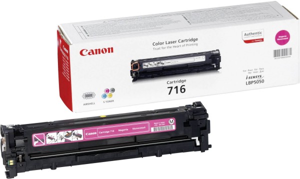 Картридж Canon 716M 1978B002 оригинальный для принтера Canon i-Sensys LBP-5050, MF-8030CN, MF-8050CN magenta 1500 страниц