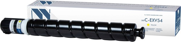 Картридж NV Print C-EXV54 Yellow для принтеров Canon imageRUNNER C3025, 8500 страниц