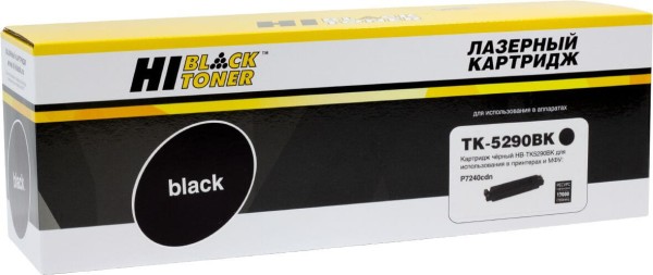 Тонер-картридж Hi-Black (HB-TK-5290BK) для Kyocera-Mita ECOSYS P7240cdn, Bk, 17K
