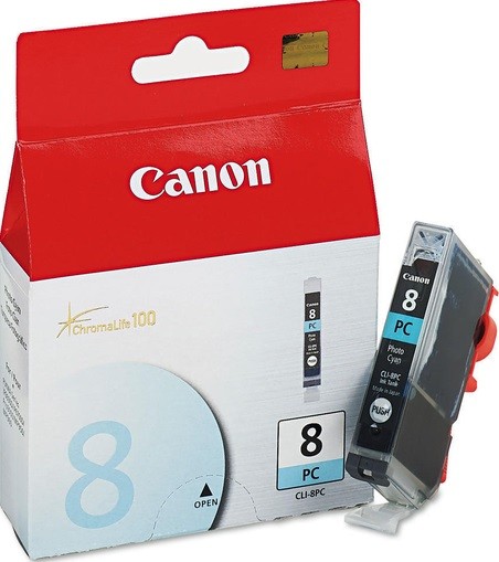 0624B001/0624B024 Canon CLI-8PC Картридж для iP6600D, iP6700D, MP970, Pixma Pro9000, Pixma Pro9000 Mark II, фото-голубой, 490стр.