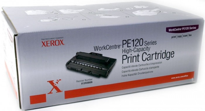 Картридж Xerox 013R00606 для Xerox RX WC print-cart PE120/PE120i black оригинальный увеличенный (5000 страниц)