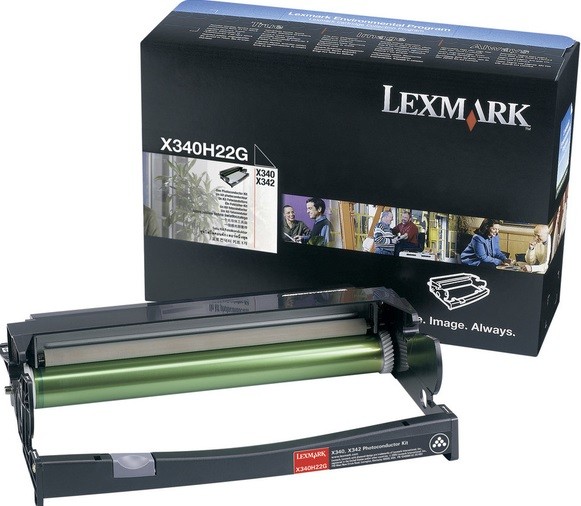X340H22G оригинальный фотобарабан Lexmark для принтера Lexmark X342, 30000 страниц