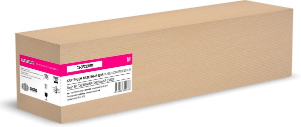 Картридж Cactus SPC360E 408186 (CS-SPC360EM) Magenta для Ricoh Aficio C360DNw/ SP C360SNw/ SP C360SF, пурпурный, 6000 стр.