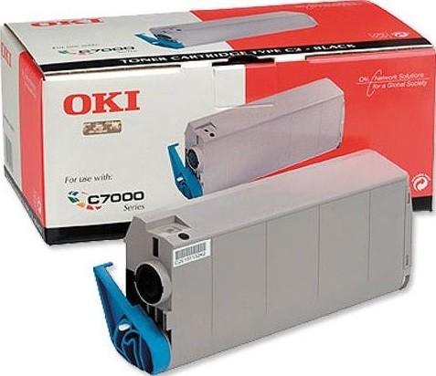 Картридж OKI (41963086/41963008) оригинальный для принтера OKI C7100/ C7300/ C7350/ C7500, черный, 10000 стр.