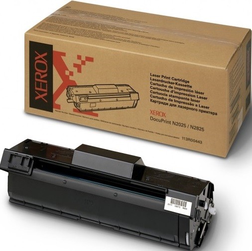 Картридж Xerox 113R00443 оригинальный для Xerox DocuPrint N2025/ N2825, black, (17000 страниц)